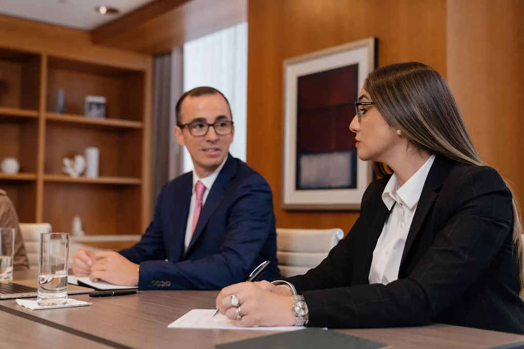 Marcello & Maria Zaffaroni at Hillguard Wealth Management's Manhattan Offices